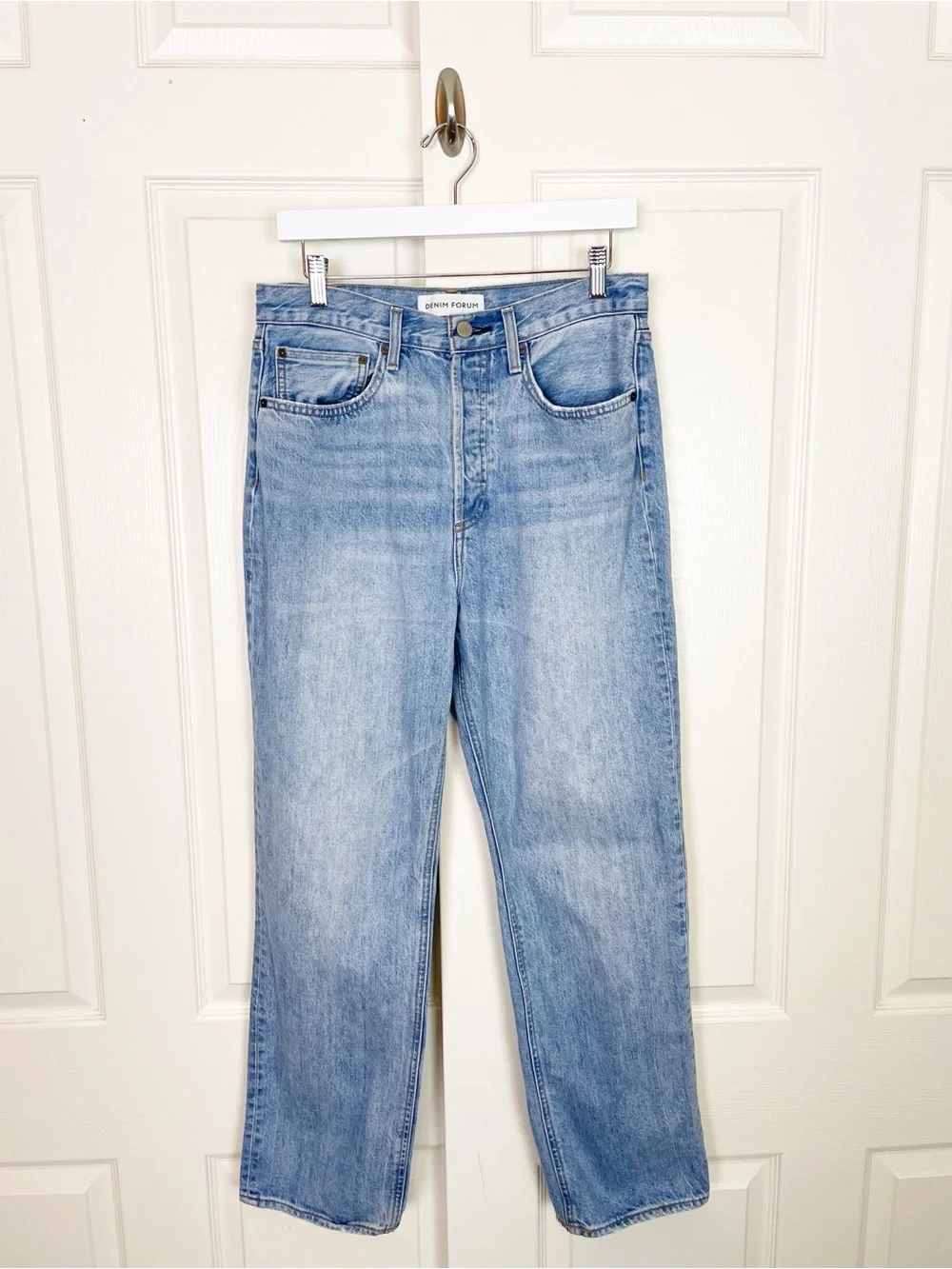 Denim Forum Aritzia The Joni High Rise Loose Jeans Organic Cotton Sz 29